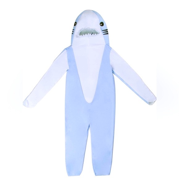 SHARK BLUE AND WHITE KIDS COSTUME SIZE 3-4 🌟NWOT🌟 - Picture 4 of 16